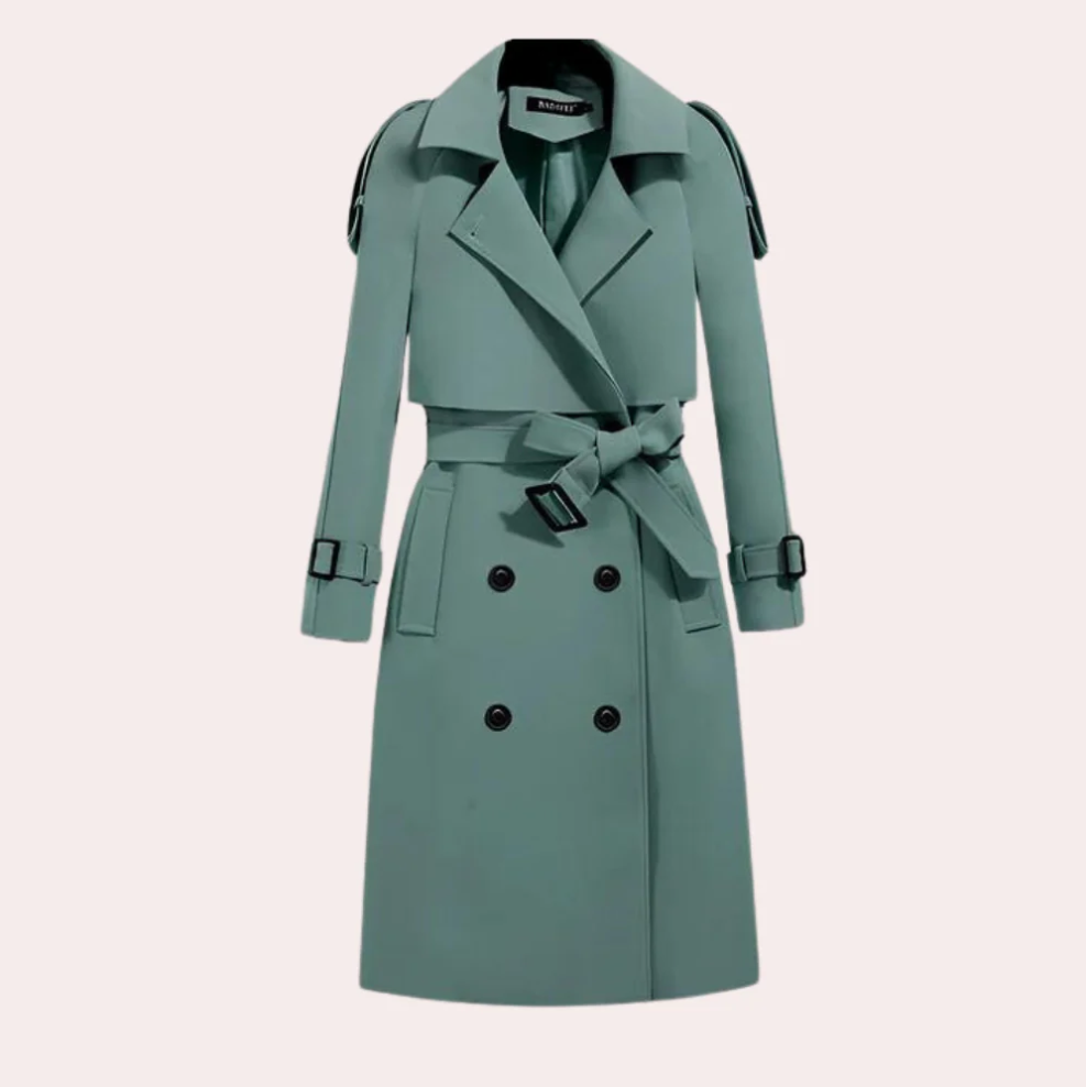 Berg-Feldt | Eleganter Langer Trenchcoat für Damen
