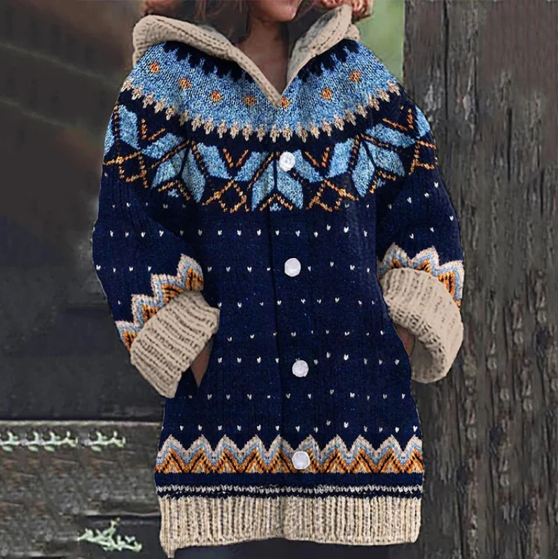Berg-Feldt | Elegante Gestrickte Komfort-Damenjacke