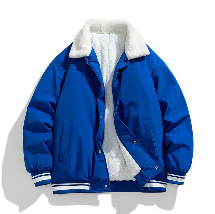 Berg-Feldt | Veste d'hiver chaude pour hommes avec col en sherpa