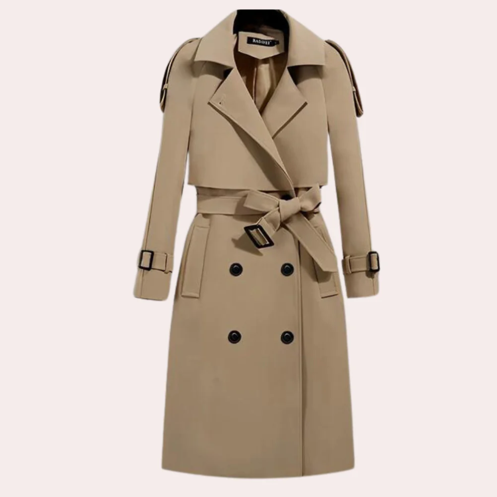 Berg-Feldt | Eleganter Langer Trenchcoat für Damen