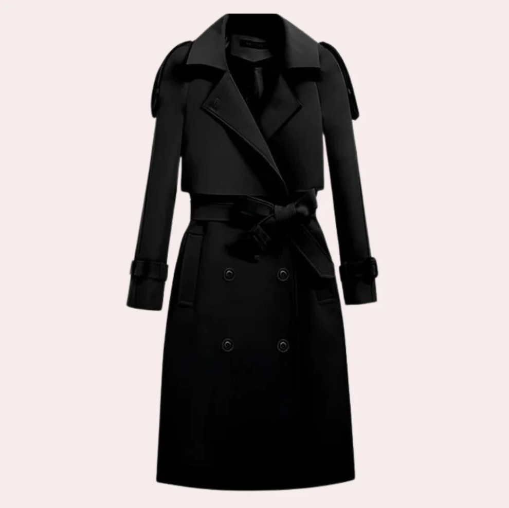 Berg-Feldt | Eleganter Langer Trenchcoat für Damen