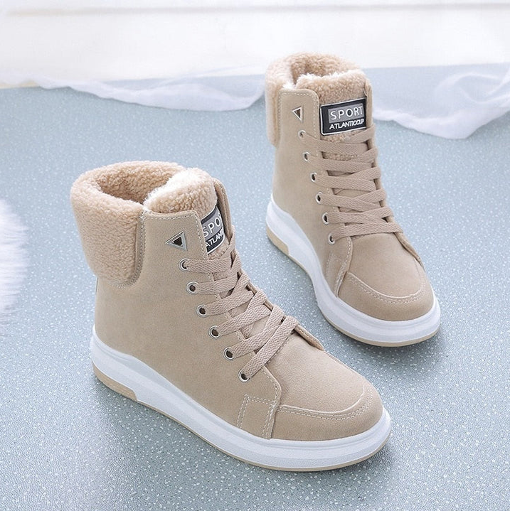 Berg-Feldt | Fell gefüttert Schnürstiefel Winterstiefel Stiefeletten