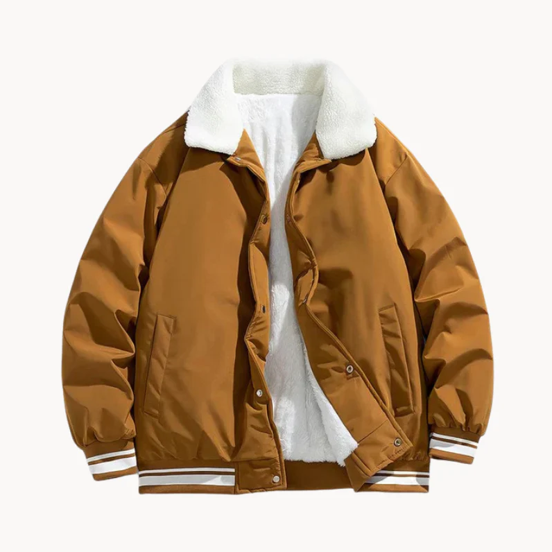 Berg-Feldt | Veste d'hiver chaude pour hommes avec col en sherpa