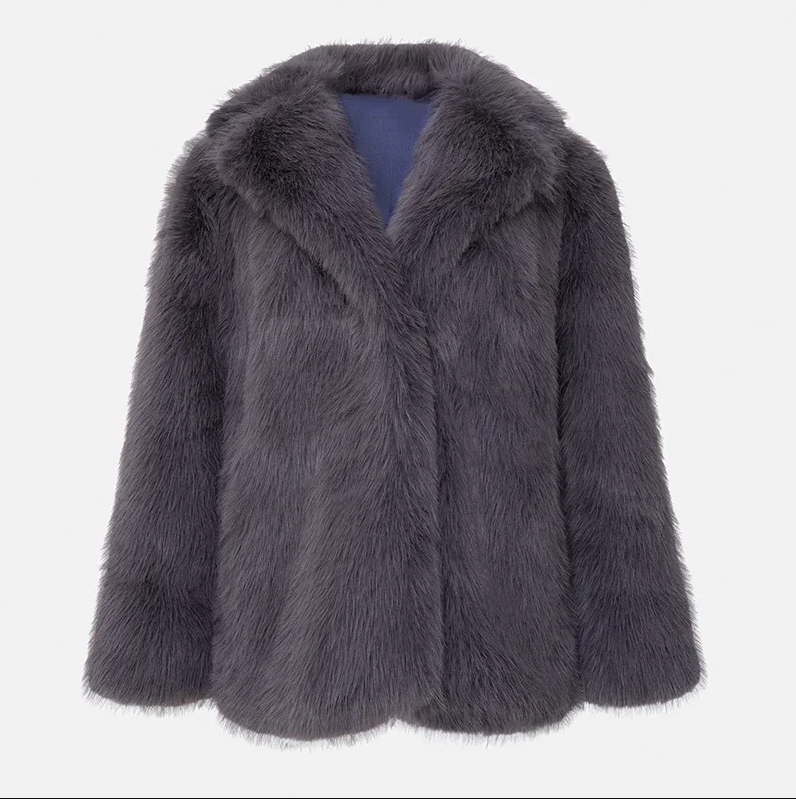 Berg-Feldt | Luxuriöse Jacke Aus Weichem Kunstfell für Damen