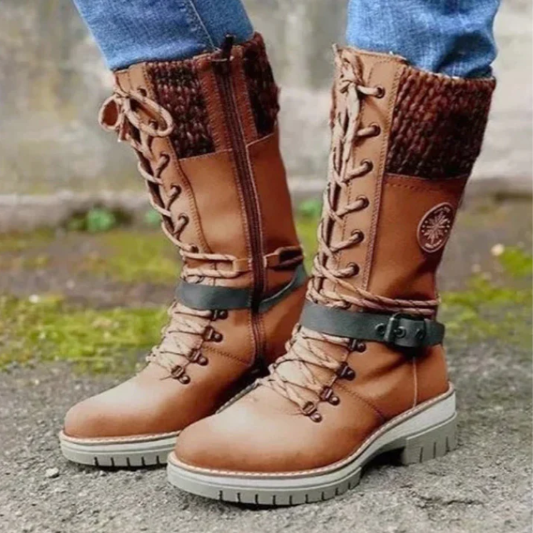 Berg-Feldt | Bottes montantes Martin à lacets pour l'hiver