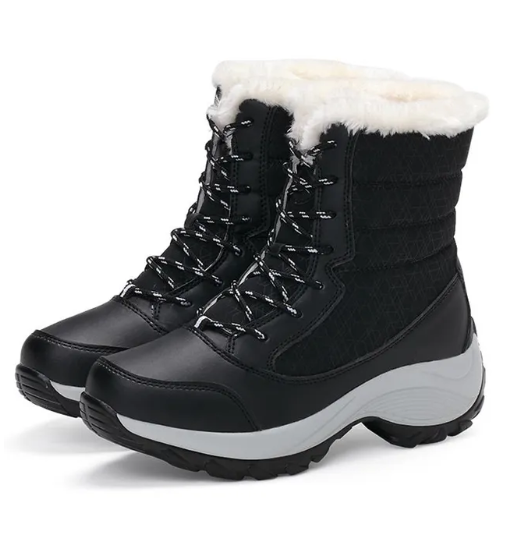 Berg-Feldt | Bottes d'hiver montantes épaisses avec fourrure