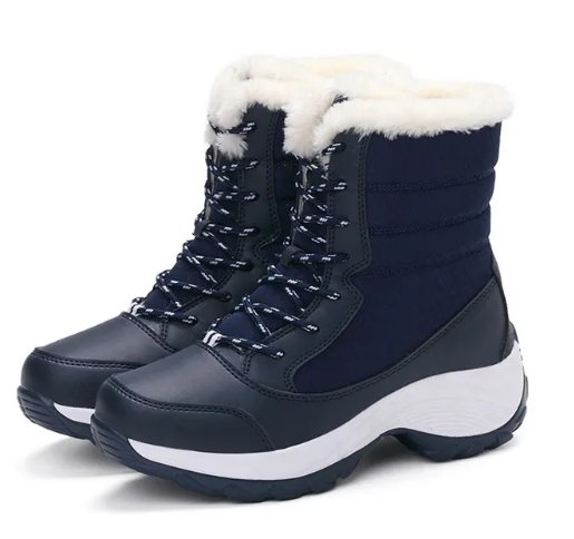 Berg-Feldt | Bottes d'hiver montantes épaisses avec fourrure