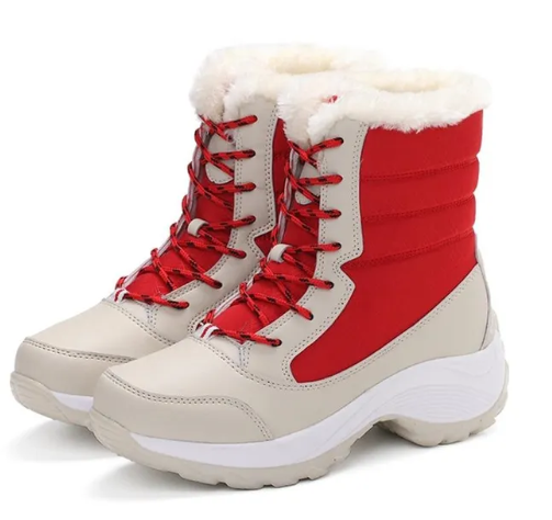 Berg-Feldt | Bottes d'hiver montantes épaisses avec fourrure