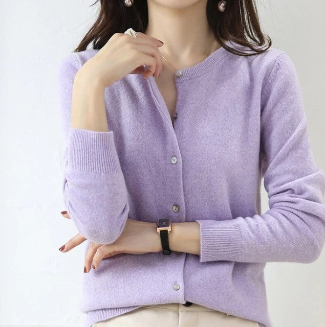 Cardigan Astrid pour femme - Idéal pour le printemps