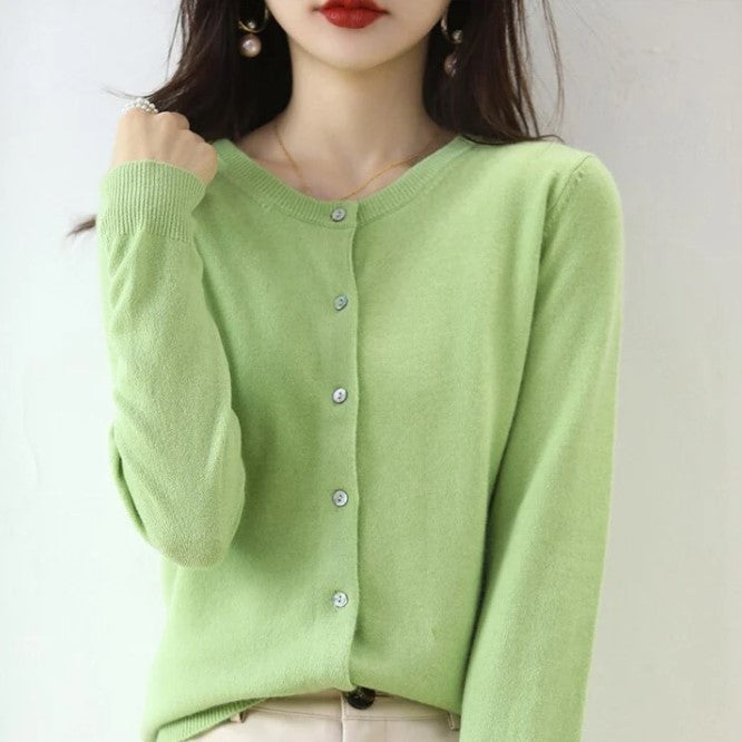 Cardigan Astrid pour femme - Idéal pour le printemps