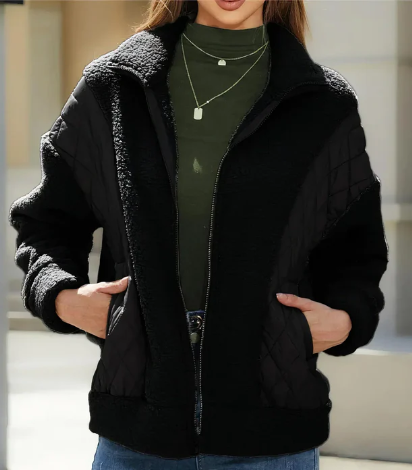 Berg-Feldt | Jacke für Damen mit Reibverschluss und Gesteppten Details