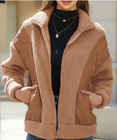 Berg-Feldt | Kuschelige Steppjacke Aus Sherpa für Damen