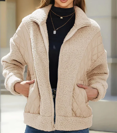 Berg-Feldt | Jacke für Damen mit Reibverschluss und Gesteppten Details