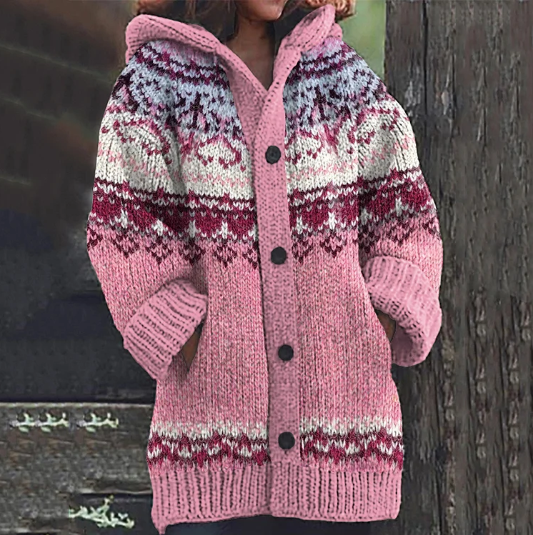 Berg-Feldt | Elegante Gestrickte Komfort-Damenjacke