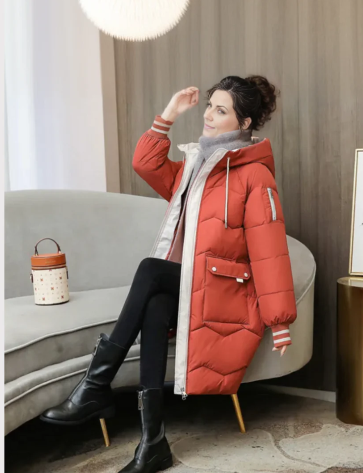 Berg-Feldt | Kuschelige, Wintergefütterte Parka-Damenjacke