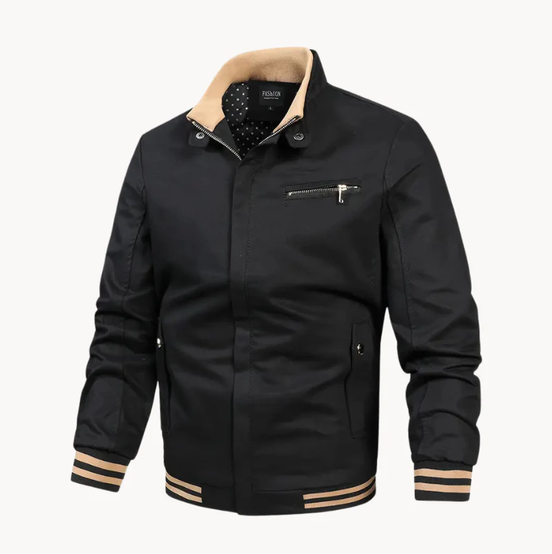 Berg-Feldt | Veste confortable et intemporelle pour hommes avec col montant