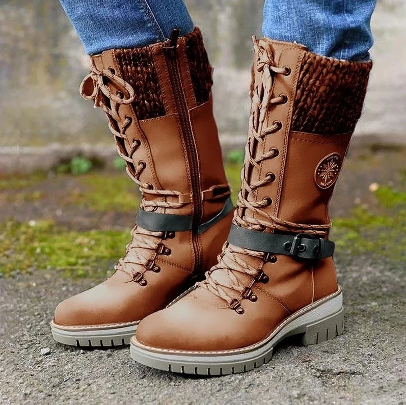 Berg-Feldt | und stilvolle Damen-Winterstiefel aus Leder