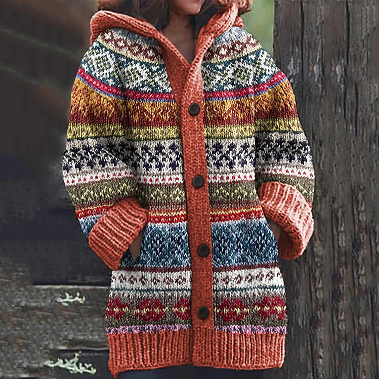 Berg-Feldt | Elegante Gestrickte Komfort-Damenjacke