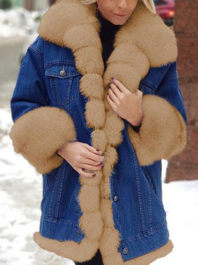 Berg-Feldt | Manteau d'hiver femme avec fourrure