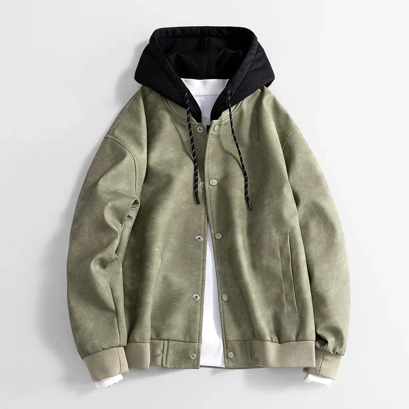 Berg-Feldt | Veganes lässiges Herrenjacke mit Kapuze