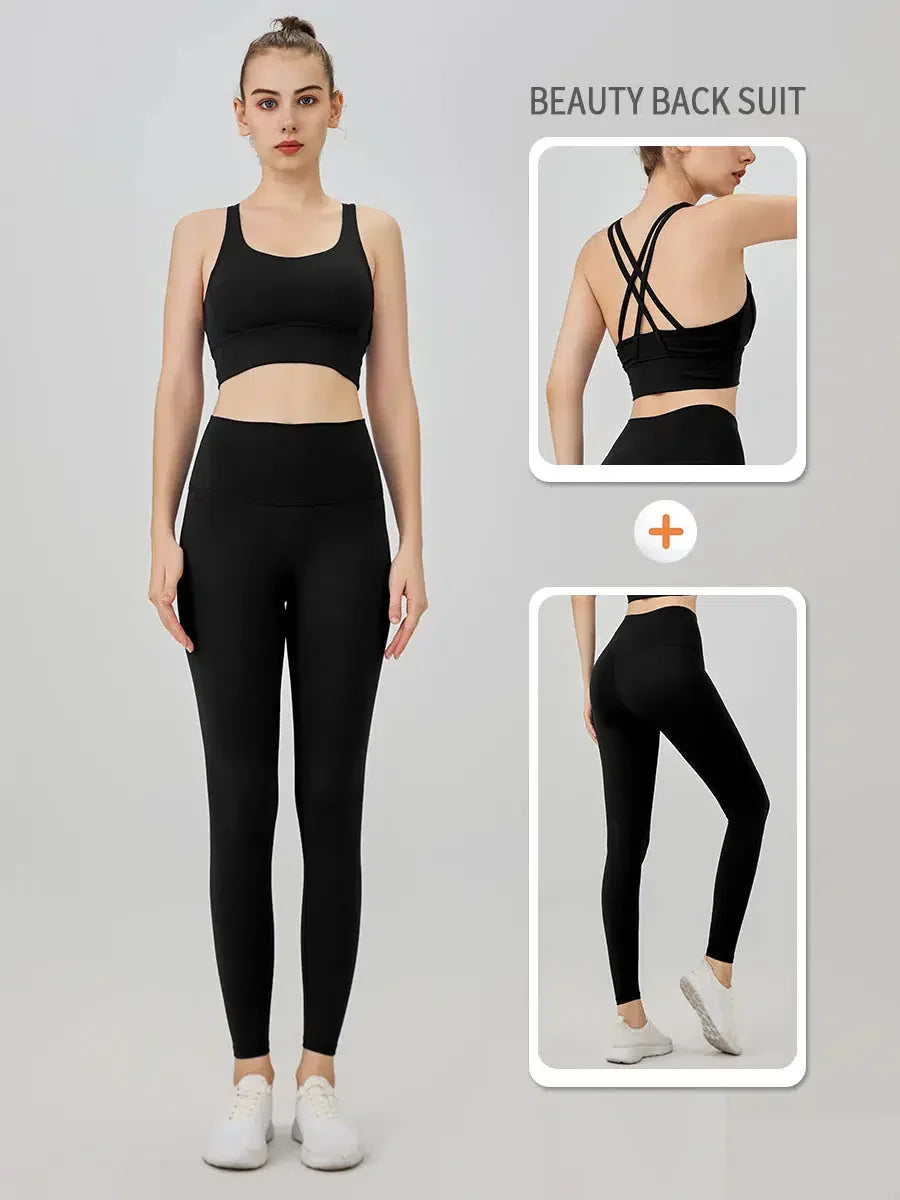 Berg-Feldt Ensemble de yoga pour femme : survêtement 2 pièces