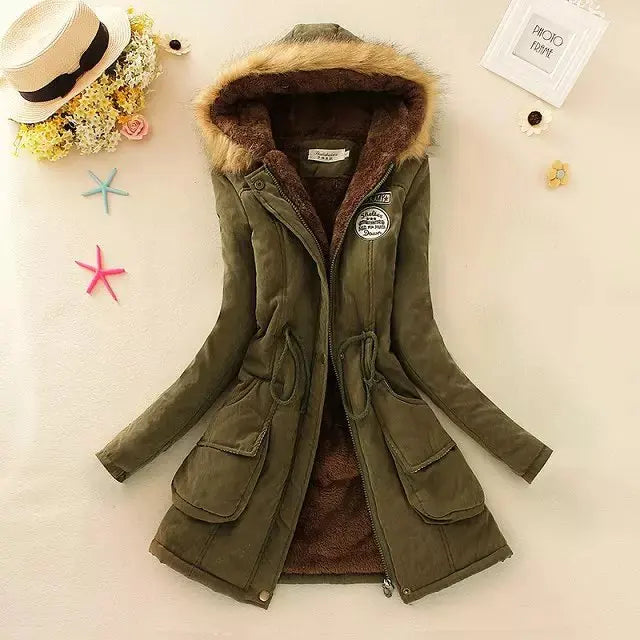 Berg-Feldt | Gepolsterte Baumwolle Herbst Winter Jacke Slim Fit