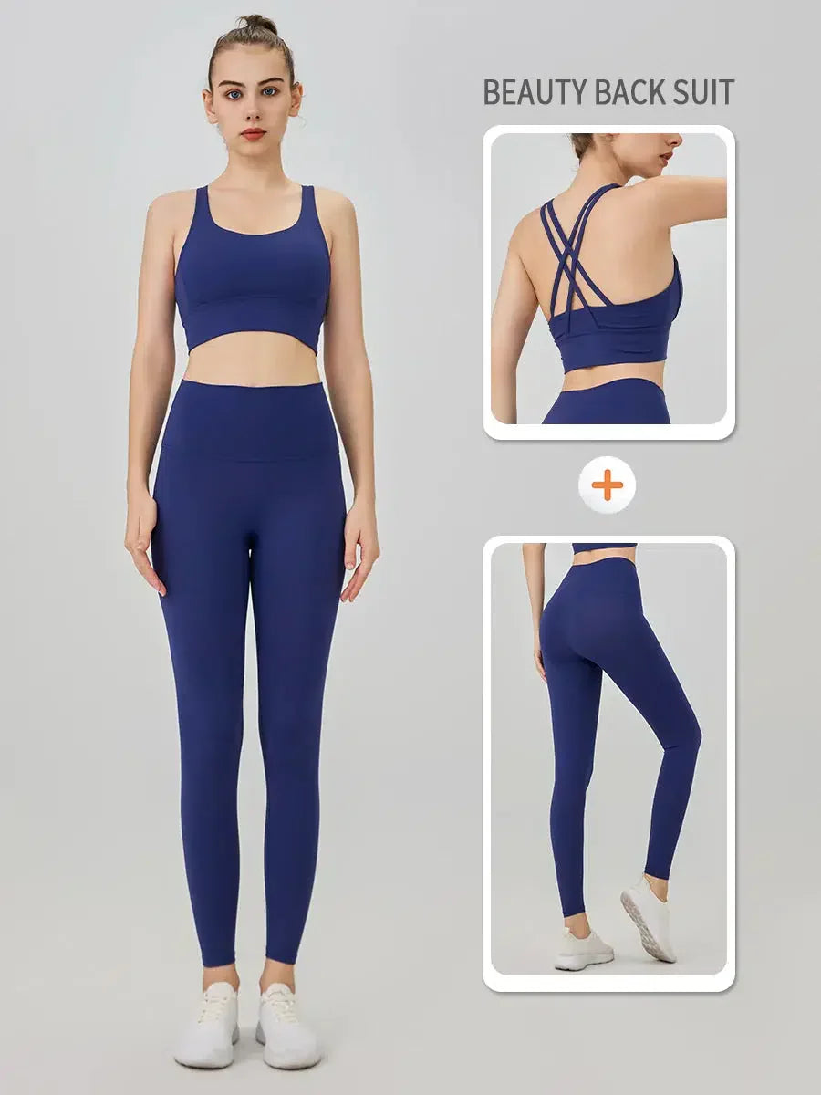 Berg-Feldt Ensemble de yoga pour femme : survêtement 2 pièces