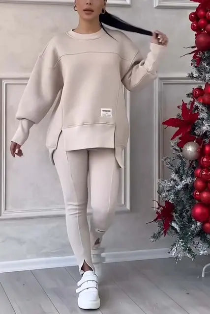 MARIA : Ensemble Sweatshirt oversized et Legging