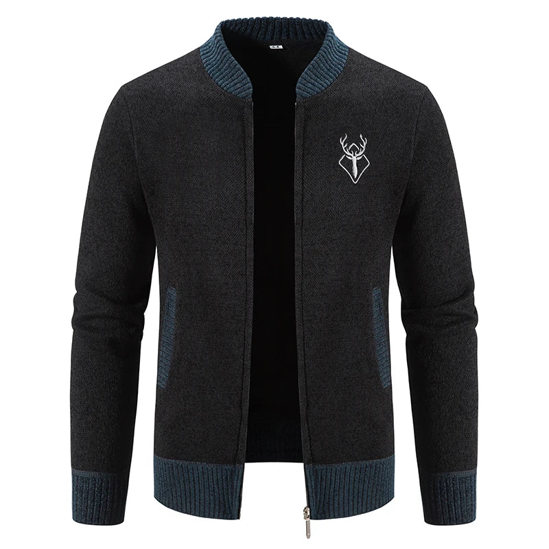 Berg-Feldt | Lässige Strickjacke für Herren aus hochwertigem Garn