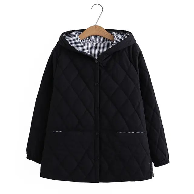 Berg-Feldt | Übergrößen Winterjacke aus Baumwolle für Damen