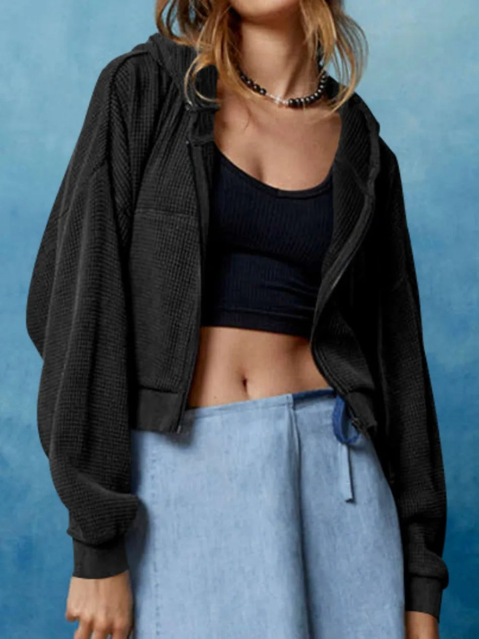 Azraen Blouson court pour femme