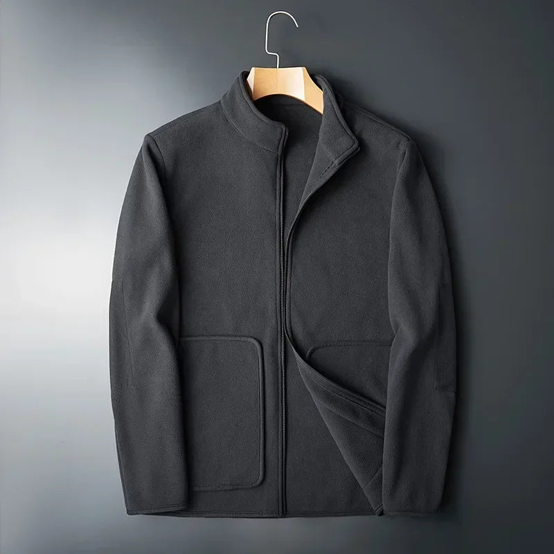 Berg-Feldt | Herren-Fleecejacke mit Kontrastierenden Details - Erian