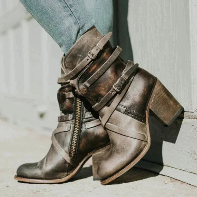 Berg-Feldt | Frauen Retro Stiefel