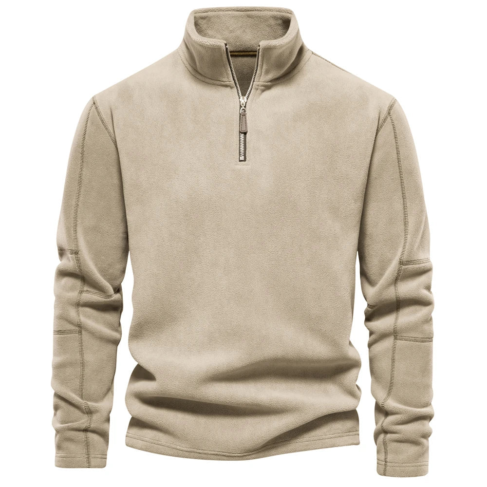 Berg-Feldt | Sweat-shirt polaire doux à fermeture éclair Chaud et confortable Idéal par temps froid