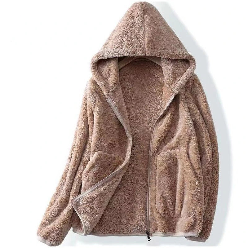 Berg-Feldt | Überdimensionales Fleece-Sweatshirt mit Kapuze