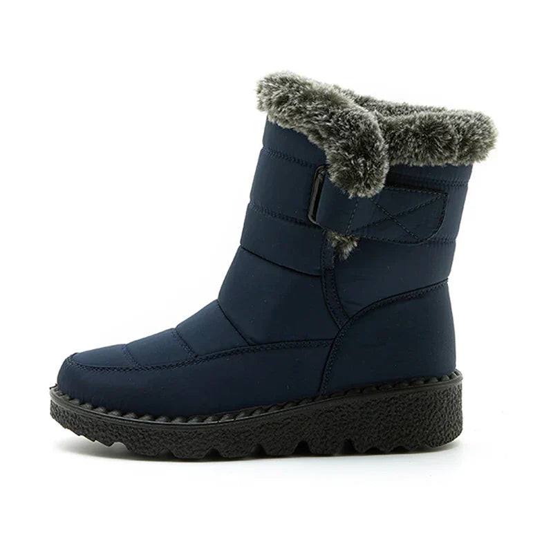 Berg-Feldt | Bottes de neige imperméables montantes en fausse fourrure à scratch