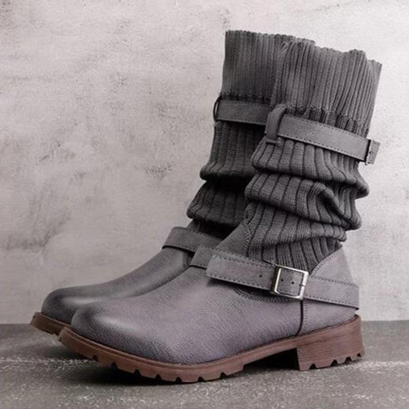 Berg-Feldt | Bottes en laine et cuir