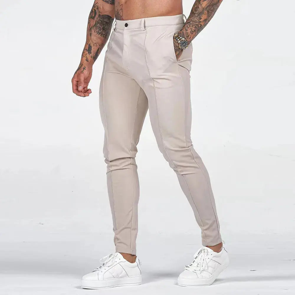 Pantalon pour homme Berg-Feldt à fermeture éclair et coupe parfaite