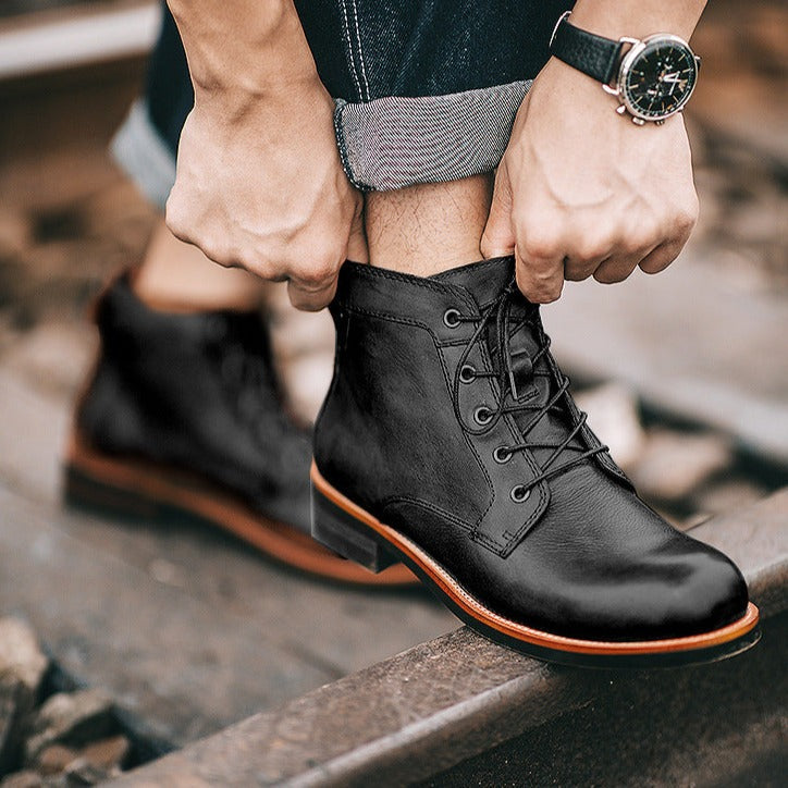Berg-Feldt | Herren Lederstiefel