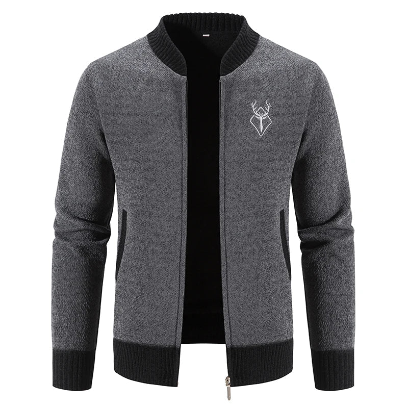 Berg-Feldt | Lässige Strickjacke für Herren aus hochwertigem Garn