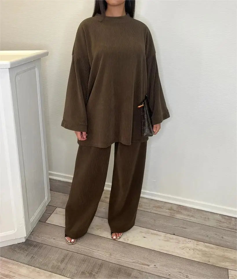 Berg-Feldt | Komfort: Damen Corduroy Zweiteiler