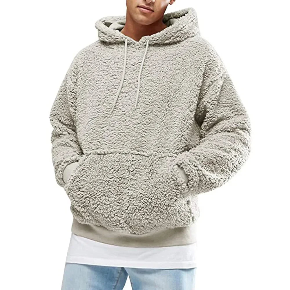 Berg-Feldt | Hoodie mit Weichem Sherpa-textur Polyester-fleece Komfortabel und Trendy
