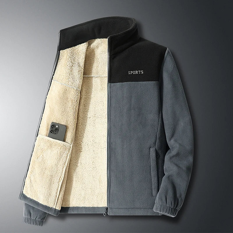 Berg-Feldt | Veste polaire douce avec poches Polyester Sportive et chaude