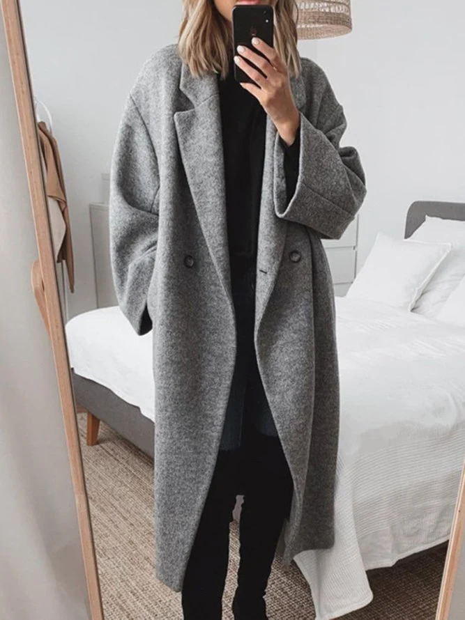 Berg-Feldt | Manteau élégant grande taille pour femme Longline pour l'hiver