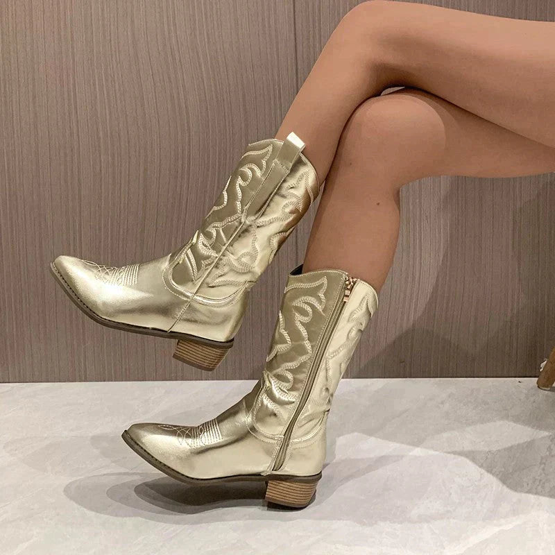Berg-Feldt | Bottes de cowboy à talon épais