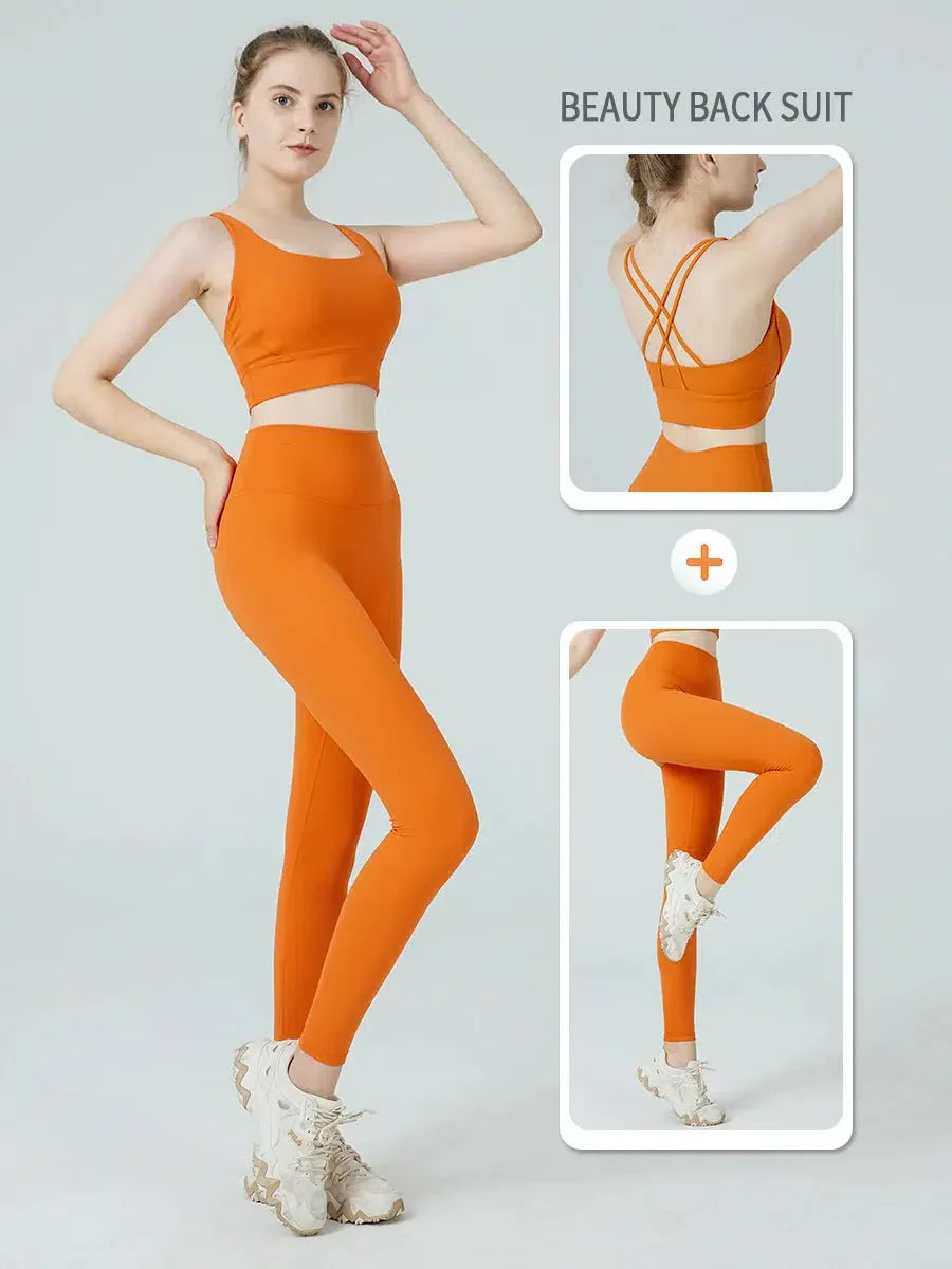 Berg-Feldt Ensemble de yoga pour femme : survêtement 2 pièces