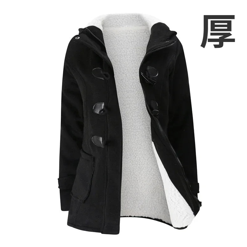 Manteau d'hiver décontracté style julienne