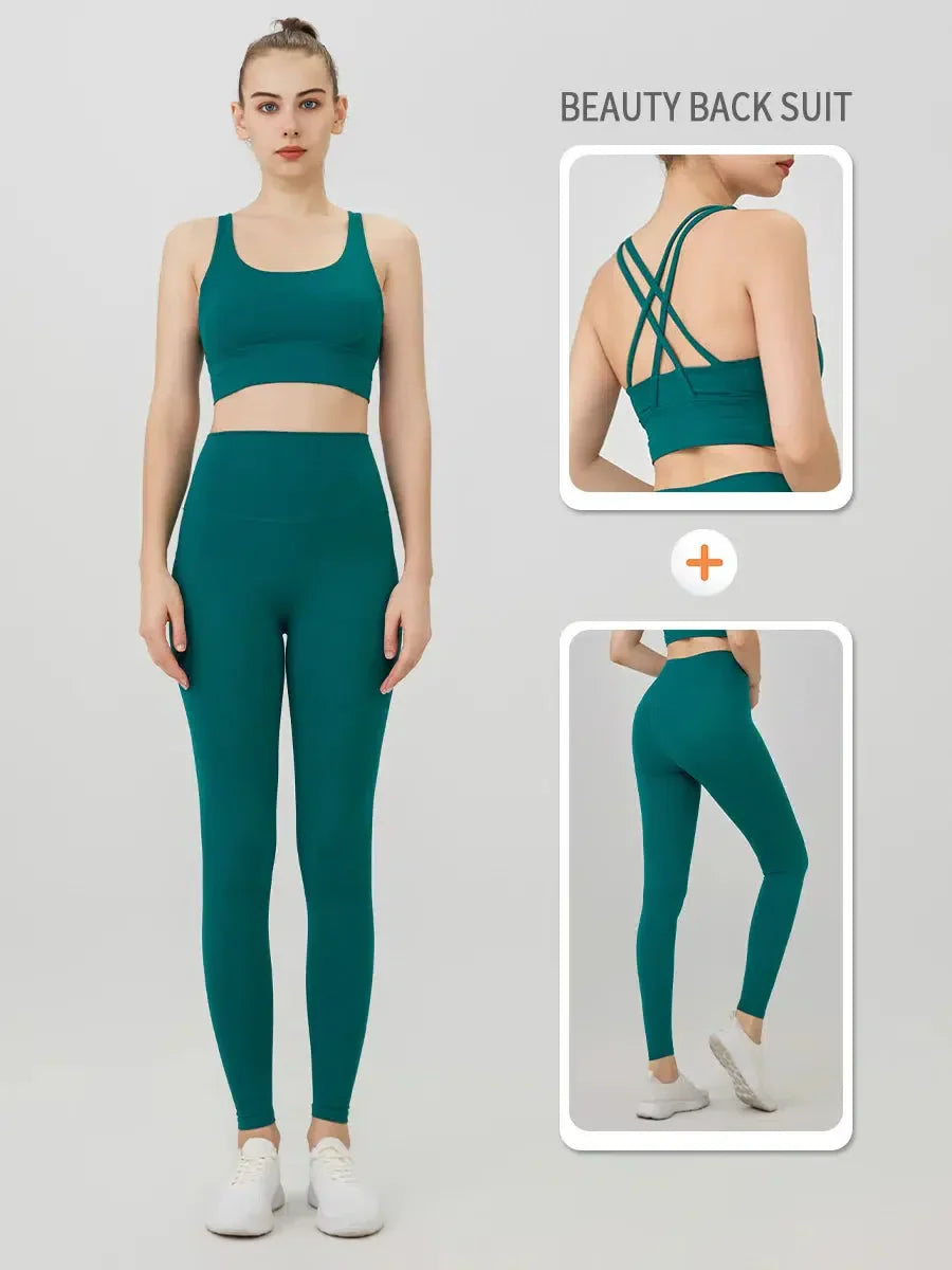 Berg-Feldt Ensemble de yoga pour femme : survêtement 2 pièces