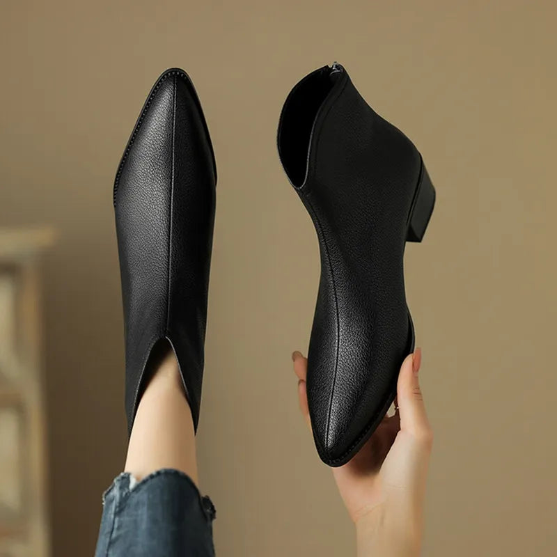 Berg-Feldt | Stiefeletten mit Blockabsatz für Damen