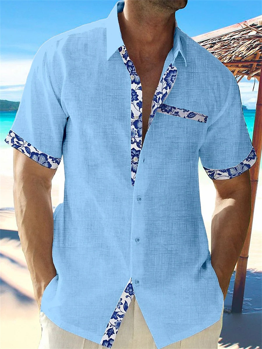 Chemise en lin Berg-Feldt pour le printemps et l'été